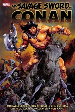 portada Savage Sword Conan Orig Marvel yrs Omnibus hc 06 (in English)