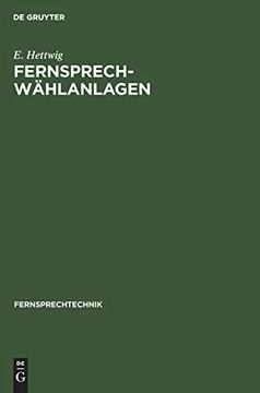 portada Fernsprech-Wählanlagen (en Alemán)