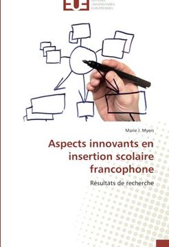 portada Aspects innovants en insertion scolaire francophone