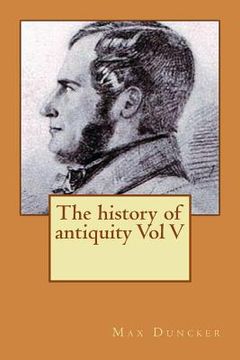 portada The history of antiquity Vol V (en Inglés)