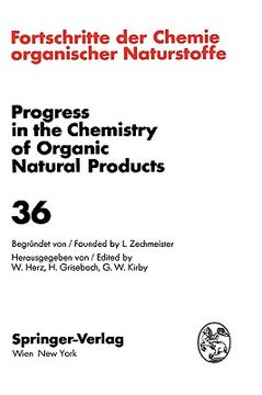 portada fortschritte der chemie organischer naturstoffe / progress in the chemistry of organic natural products 36 (in English)