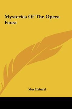 portada mysteries of the opera faust (en Inglés)