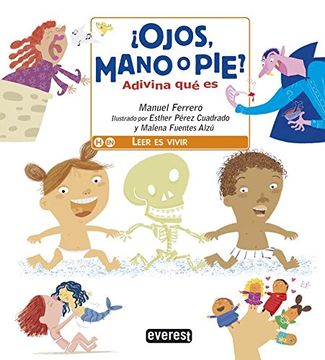portada Ojos, mano o pie? Adivina qu? es (Spanish Edition) (in Spanish)