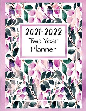 portada 2021-2022 two Year Planner: Two Year Monthly Planner and Calendar, Large Size 