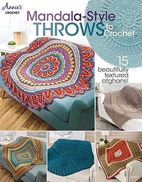 portada Mandala-Style Throws to Crochet [Soft Cover ] (en Inglés)