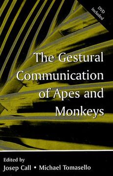 portada the gestural communication of apes and monkeys [with dvd] (in English)