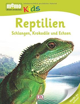 portada memo Kids. Reptilien: Schlangen, Krokodile und Echsen (en Alemán)