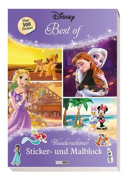 portada Disney Best of: Wunderschöner Sticker- und Malblock (in German)