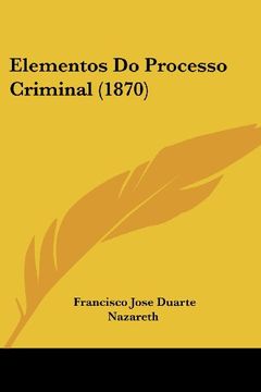 portada Elementos do Processo Criminal (1870) (in Spanish)