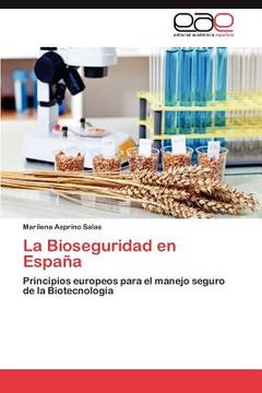 portada la bioseguridad en espa a (in English)