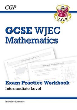 portada New Wjec Gcse Maths Exam Practice Workbook: Intermediate (Includes Answers) (en Inglés)