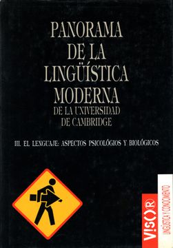 portada Panorama de la lingüística moderna de la Universidad de Cambridge vol. III