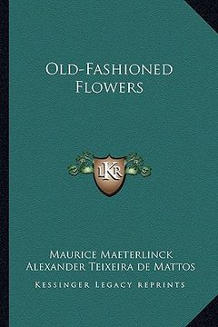 portada old-fashioned flowers (en Inglés)