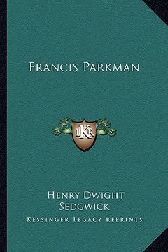 portada francis parkman (en Inglés)