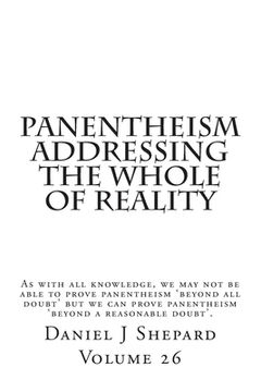 portada Panentheism Addressing the Whole of Reality (en Inglés)