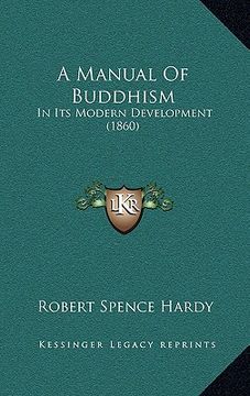 portada a manual of buddhism: in its modern development (1860) (en Inglés)