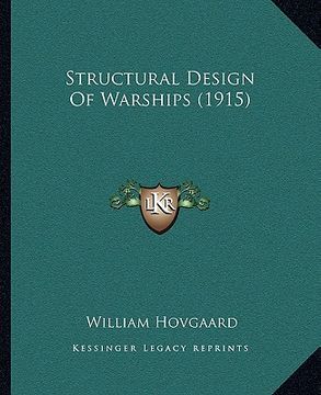 portada structural design of warships (1915) (en Inglés)