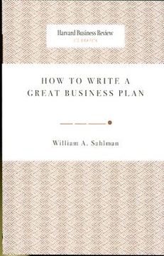 How to Write a Great Business Plan