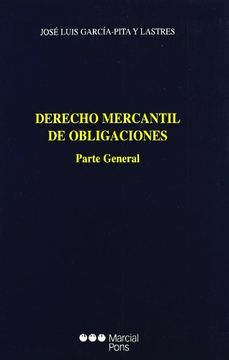 portada Derecho Mercantil De Obligaciones. Parte General