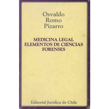 portada Medicina Legal Elementos De Ciencias Forenses