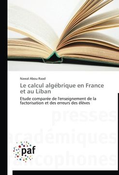 portada Le calcul algébrique en France et au Liban