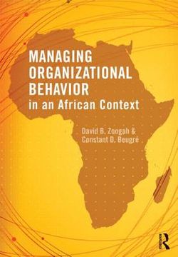 portada managing organizational behavior in the african context (en Inglés)