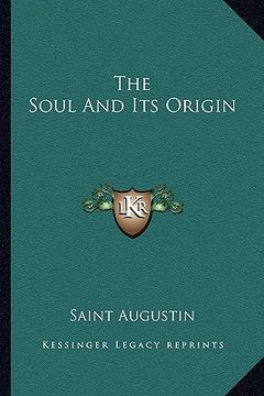 portada the soul and its origin (en Inglés)