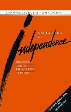 portada daughters of independence: gender, caste, and class in india (en Inglés)