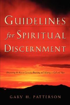 portada guidelines for spiritual discernment (en Inglés)