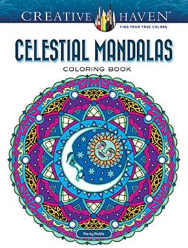portada Creative Haven Celestial Mandalas Coloring Book (en Inglés)