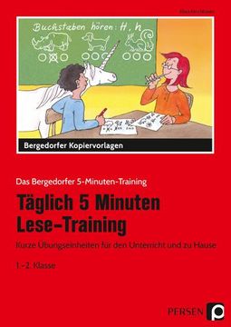 portada Täglich 5 Minuten Lese-Training - 1. /2. Klasse (en Alemán)
