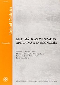 portada Matemáticas Avanzadas Aplicadas a la Economía (in Spanish)