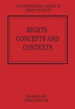 portada Rights: Concepts and Contexts (en Inglés)