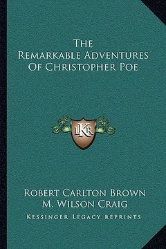 portada the remarkable adventures of christopher poe (in English)