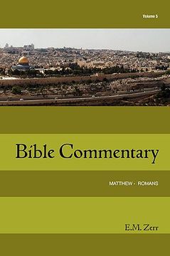 portada zerr bible commentary vol. 5 matthew - romans (in English)