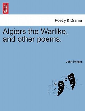 portada algiers the warlike, and other poems. (en Inglés)