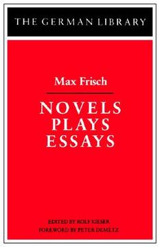 portada novels plays essays gl 90 (en Inglés)