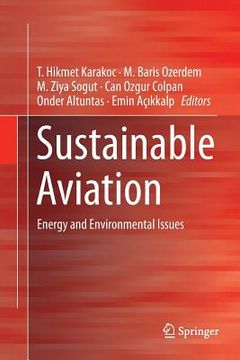 portada Sustainable Aviation: Energy and Environmental Issues (en Inglés)