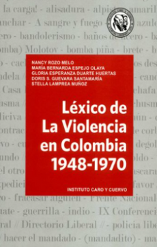 portada Lexico de la Violencia en Colombia 1948-1970