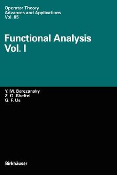 portada functional analysis: vol. i