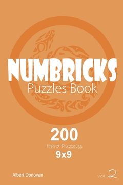 portada Numbricks - 200 Hard Puzzles 9x9 (Volume 2) (en Inglés)