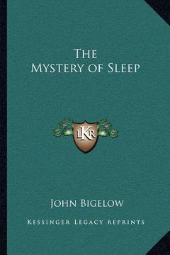 portada the mystery of sleep (in English)