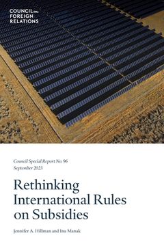 portada Rethinking International Rules on Subsidies (in English)