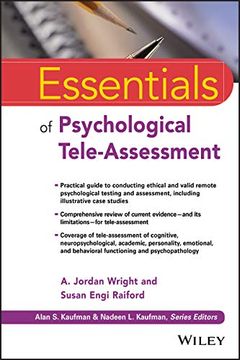 portada Essentials of Psychological Tele–Assessment (Essentials of Psychological Assessment) (in English)