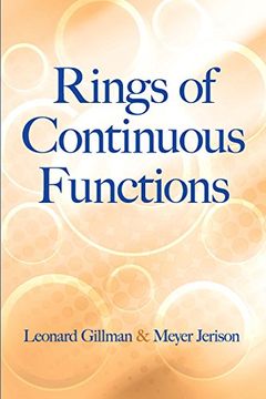 portada Rings of Continuous Functions (Dover Books on Mathematics) (en Inglés)
