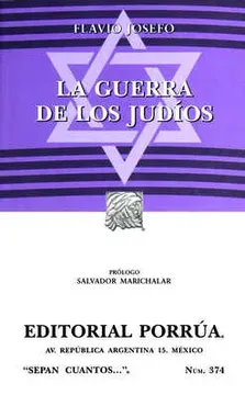 portada La guerra de los judíos (in Spanish)