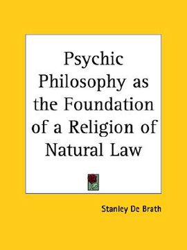 portada psychic philosophy as the foundation of a religion of natural law