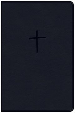 portada Csb Compact Bible, Navy Leathertouch, Value Edition (en Inglés)