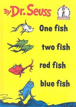 portada one fish, two fish, red fish, blue fish (en Inglés)