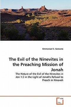 portada the evil of the ninevites in the preaching mission of jonah (en Inglés)